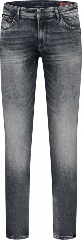 Purewhite - Jone Distressed Skinny Heren Skinny Fit Jeans - Blauw