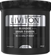 Liviton Premium Blondeerpoeder 1000 gram - Voor Professionele Oplichting en Verzorging - Ontkleuring voor Alle Haartypes