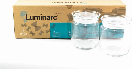 Luminarc Pot Club - pot de conservation avec couvercle - 0 Litres - (lot de 4 )
