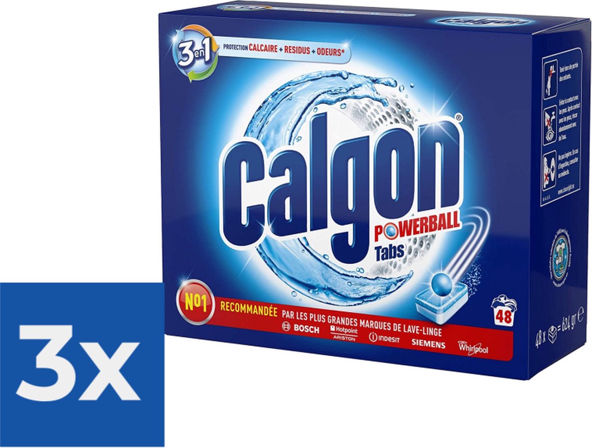 Calgon A-Kalk Tabs - Voordeelverpakking 3 stuks