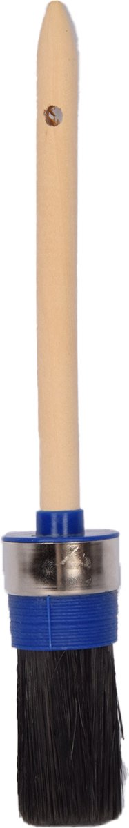 Rond Verfkwast | Lichtgewicht en Multifuntioneel | Lengthe 25 cm x Diameter 3,5 cm | Patentpuntkwast Voor Alle Verfsoorten