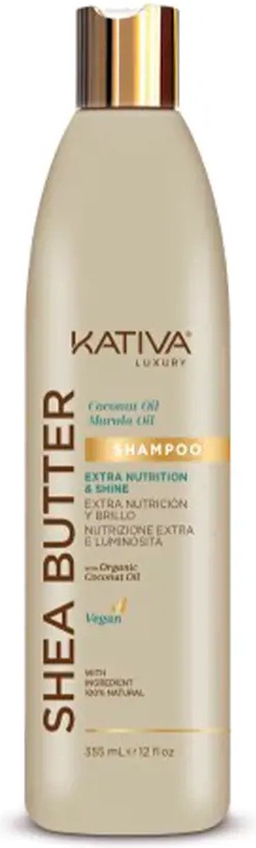 Shampoo Kativa Marula Shea Boter Kokosolie (355 ml)