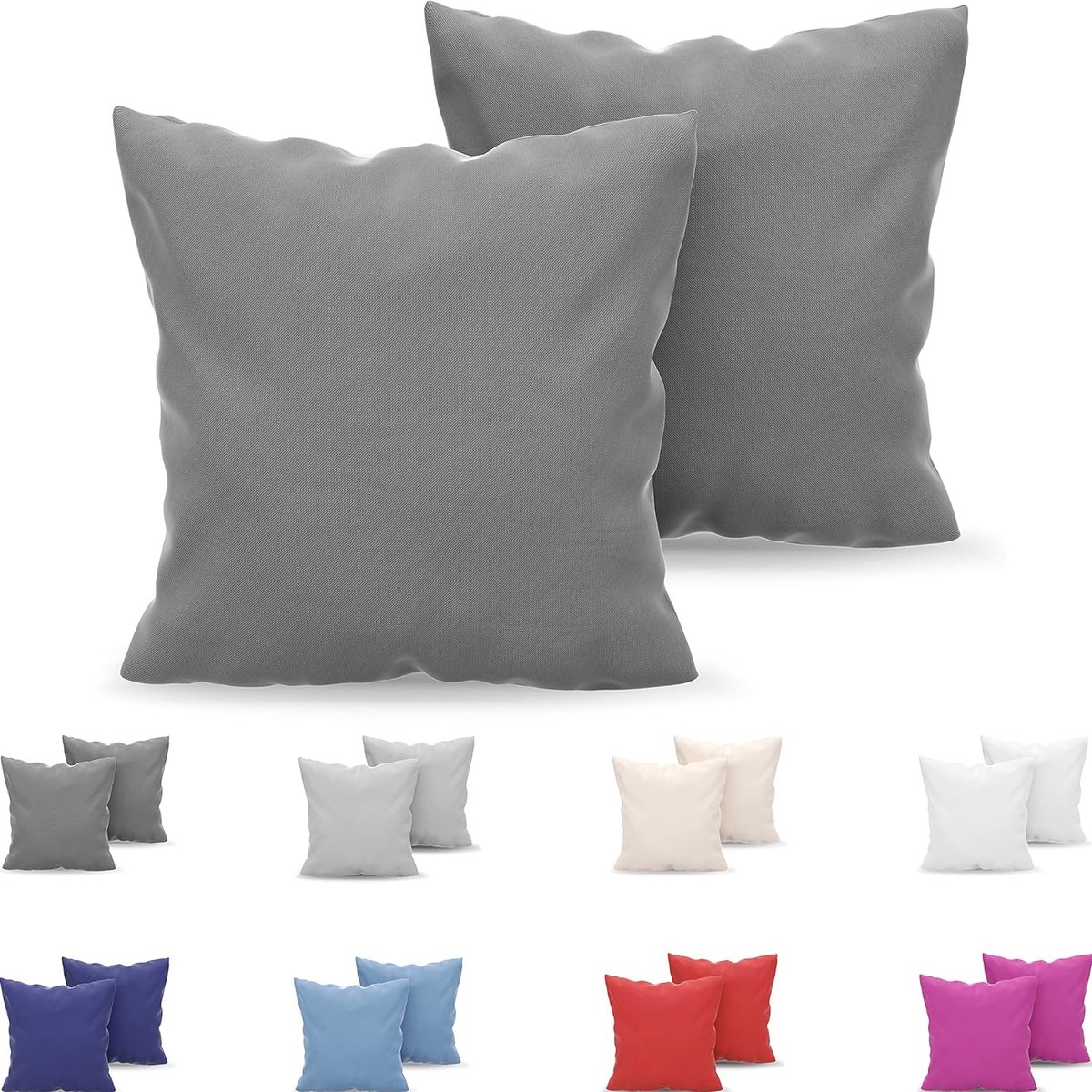 Set van luxe kussenslopen - kussensloop set - woonkamer