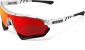 Scicon - Fietsbril - Aerotech XXL - Crystal Gloss - Multimirror Lens Rood