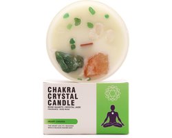 Chakra Kristallen Kaarsen - Hartchakra - AWGifts - Cadeau