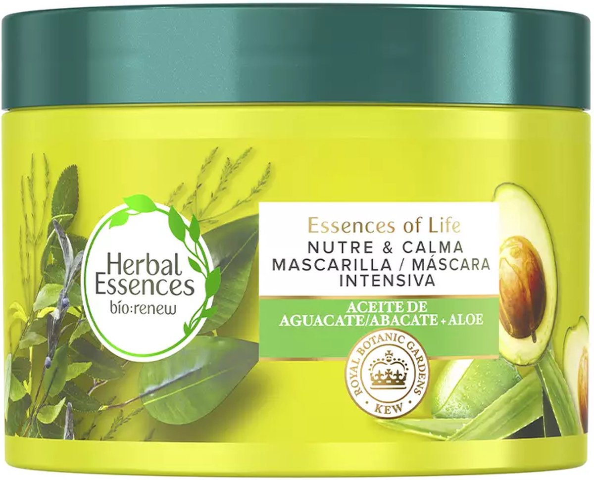 Voedend Haarmasker Herbal Botanicals Aloë Vera Avocado Verzachtend (450 ml)