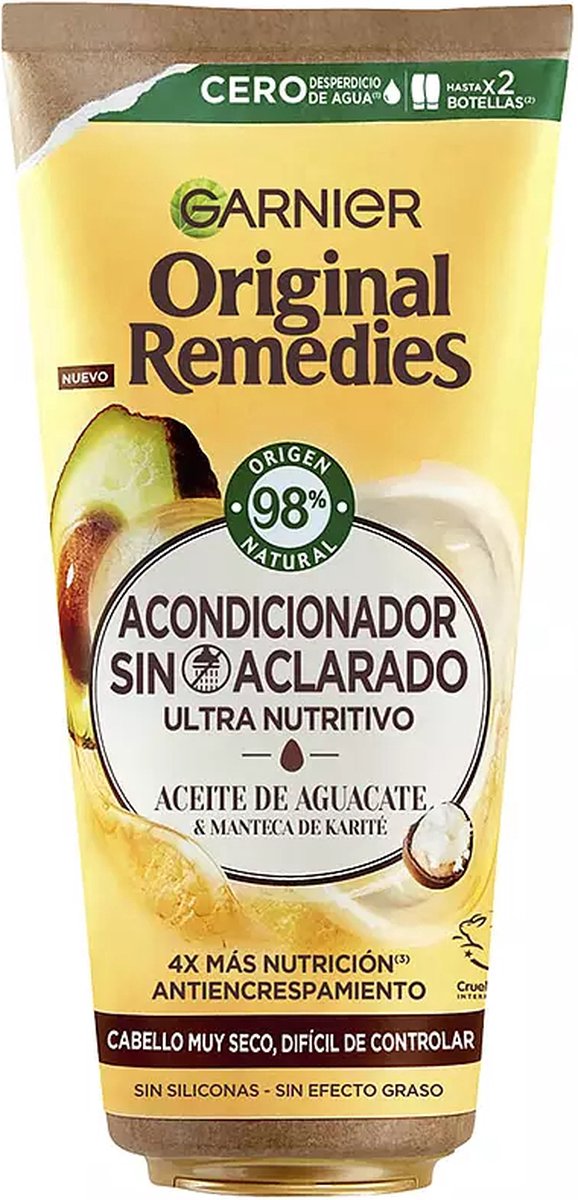 Garnier Niet-zuiverende Conditioner Original Remedies Aguacate Y Kerité Shea Boter Avocado 200 ml