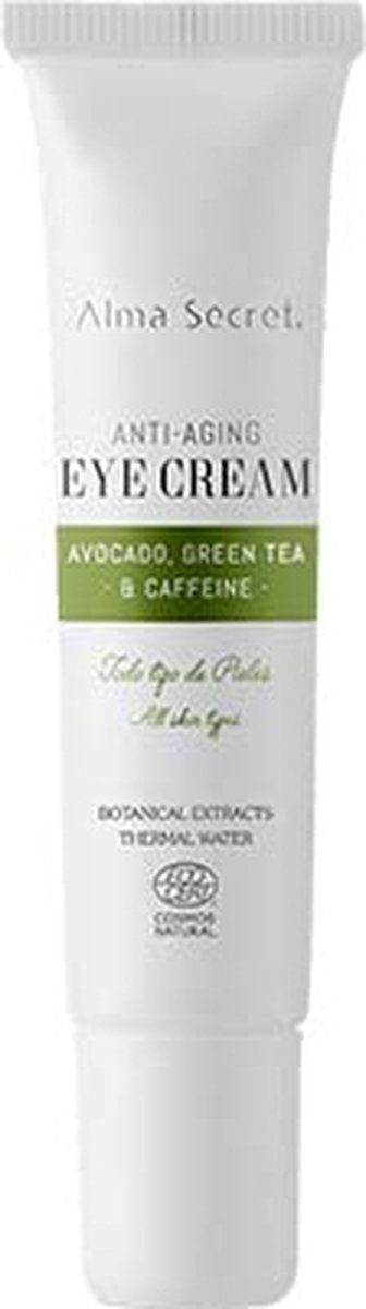 Alma Secret Eye Cream Antiedad Con Aguacate, Té Verde & Cafeína 10 Ml