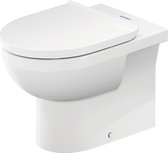 Duravit No.1 staand toilet diepspoel rimless met AO-afvoer 40 x 36,5 x 57 cm, hoogglans wit