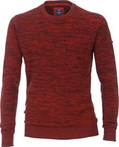 Redmond heren trui katoen - O-hals - rood (middeldik) - Maat: XXL