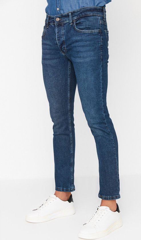 Trendyol Rechte broek met wijde pijpen en normale taille voor