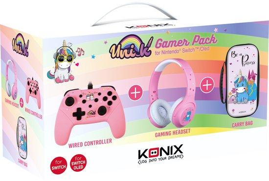 Unik - Nintendo Switch - accessoires pack (Switch/Oled/Lite)