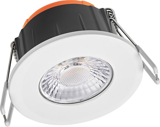 LEDVANCE - LED Spot - Inbouwspot - Combo Fix - Aanpasbare Vermogen - Aanpasbare Lichtleur - Waterdicht IP65 - Wit - Aluminium - Rond