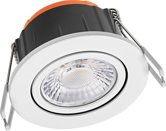 LEDVANCE - Spot LED - Spot encastrable - Combo Adjust - Puissance réglable - Couleur de lumière réglable - Etanche IP65 - Inclinable - Wit - Aluminium - Rond