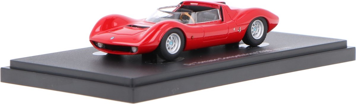 1/43 AutoCult 1965 De Tomaso Competizione 2000 (Red) Car Model