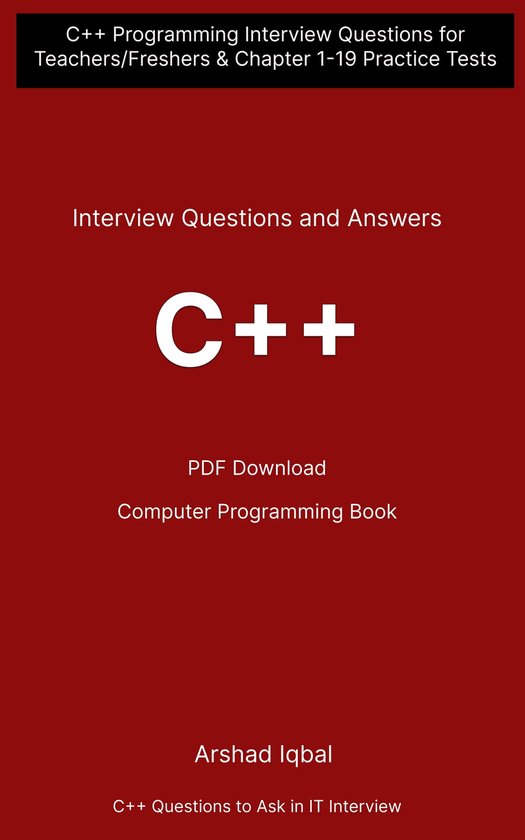 Programming Revision Guides - C++ Important Questions and Answers PDF ...