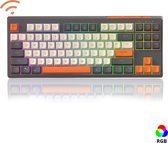 Gizmo - Wireless Gaming Keyboard - Mechanisch Toetsenbord Draadloos - Red Switches - RGB - Bluetooth/Usb Draadloos