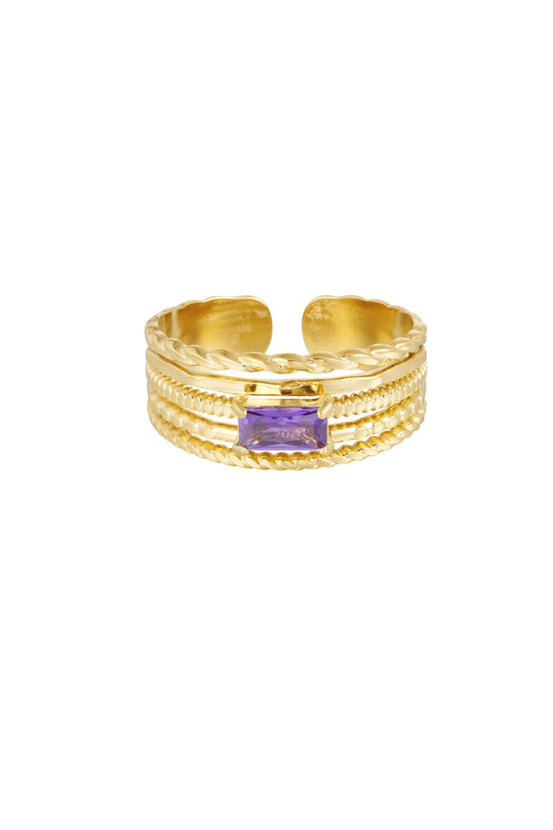 Dames ring met laagjes
