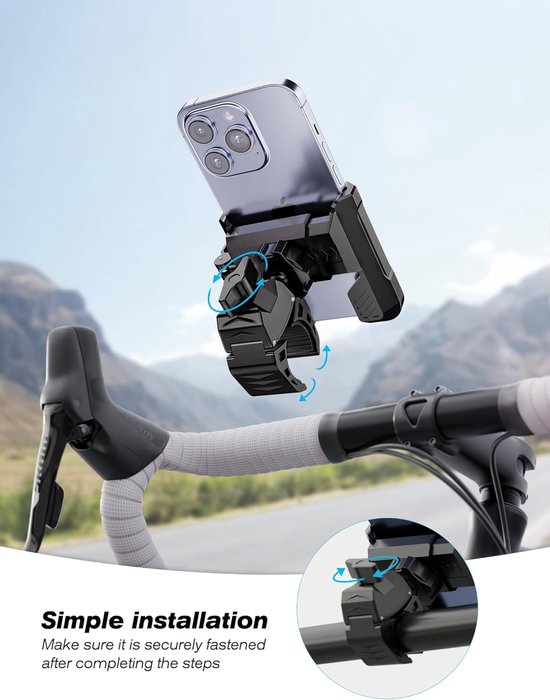 XZLDSD Voor Piaggio MP3 250 300 500 HPE Sport Scooter Motorfiets Accessoires Stuur Mobiele Telefoon Houder GPS Stand Beugel Kleur : Handlebar Silver