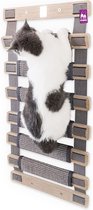 Petrebels Wandmeubel wandmontage Klimmuur Kat - Kattenmuur Ladder 91-Old Grey - 91 x 40 x 2 cm