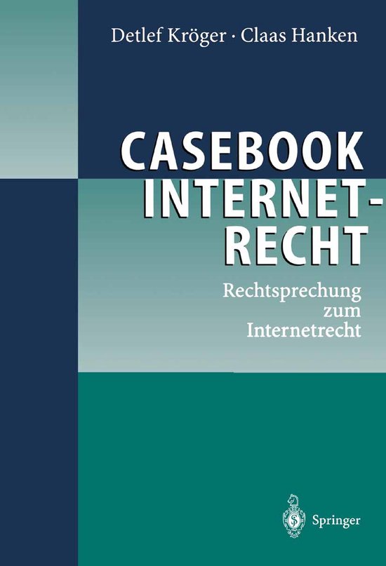 Casebook Internetrecht - cover