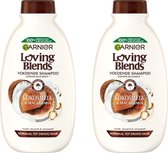 Garnier Shampoo - Loving Blends Kokosmelk & Macadamia - 2 x 300 ml