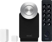 Nuki Smart Lock 4.0 Pro Zwart + Keypad 2.0 + Door Sensor | Toegang met app, vingerafdruk en pincode