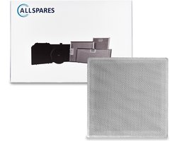 AllSpares Metaalfilter voor afzuigkappen geschikt voor Bosch DHZ6201 - Siemens LZ62010 (284x283x4mm)