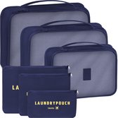 Packing Cubes - Kleding Organizer voor Koffer, Tas, Rugtas of Backpack - Donkerblauw