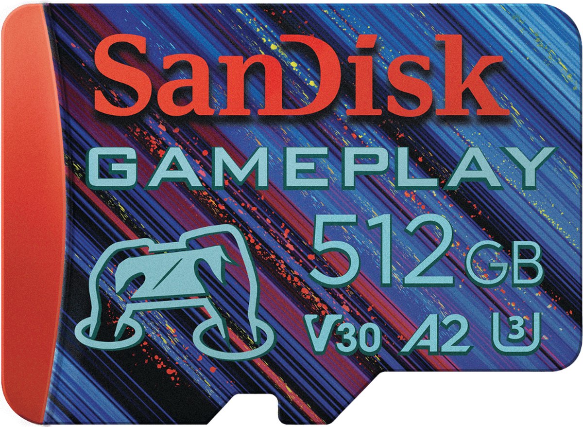 SANDISK MicroSDXC Gameplay 256GB 190mb/130mb V30 U3 A2