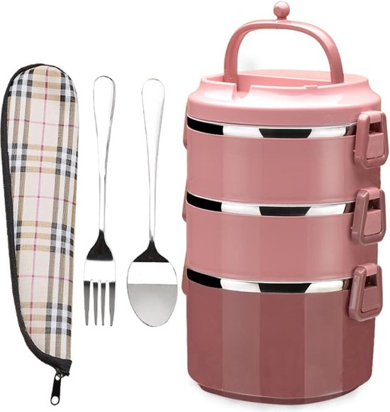 Stackable Stainless Steel Insert Pans, 6Qt Instant Pots Accessories 3 Tier Steamer Cooker Pot Set Cook Food Pressure Pot Accessories