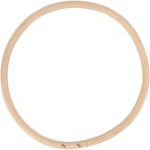 Ring - Rond Frame - Bamboe - Hobbydecoratie - Onbewerkt - Naturel Look - Dia: 15,3 cm - Creotime - 1 stuk