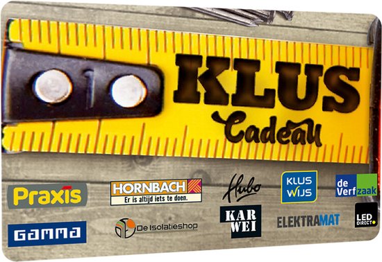 Klus Cadeau – Cadeaubon