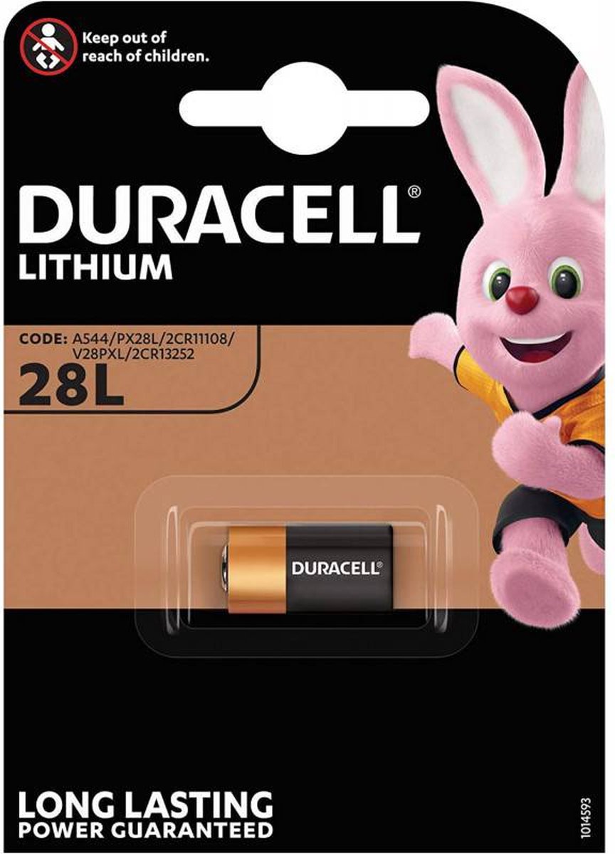 Duracell 28L, 4LR44 Lithium Batterij 6 Stuks