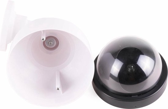 Benson Dummy Beveiligings Camera - 4x - Led dome - kunststof - realistisch - binnen en buiten van Benson — afbeelding 5