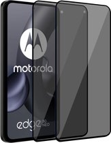 2x Geschikt voor Motorola Edge 30 Neo Screenprotector Privacy - Privacy Beschermglas - Privé GuardCover