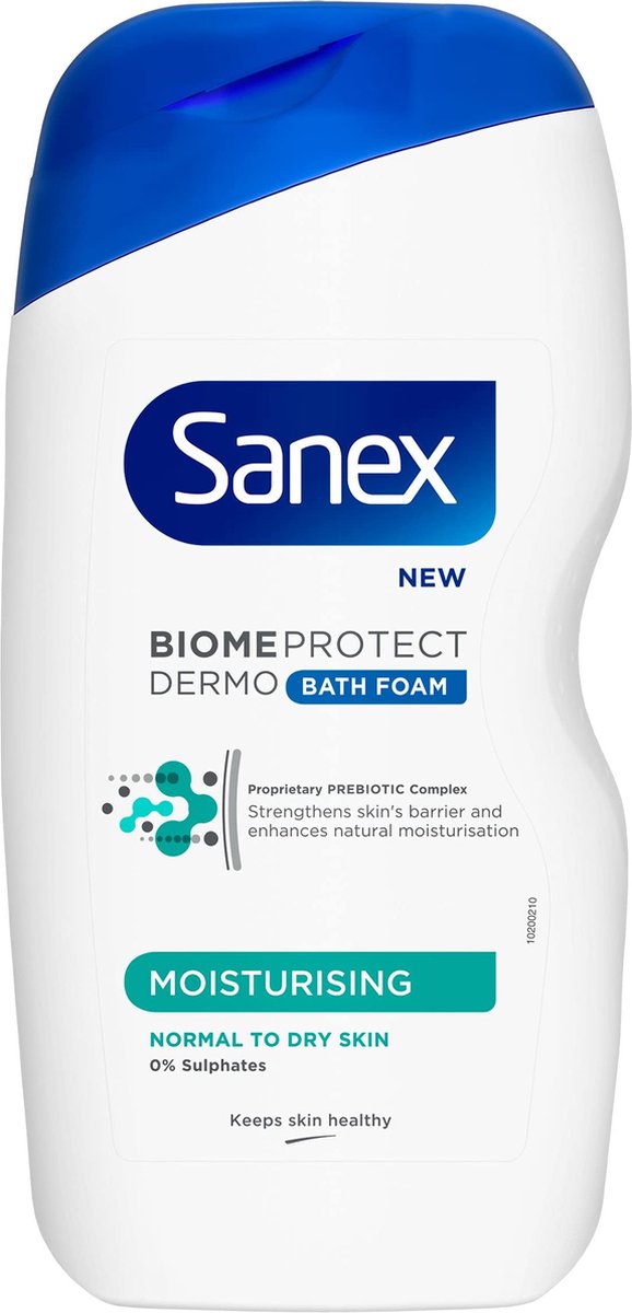 Bol.com Sanex Biome Protect Dermo Moisturising Bath Foam - 450 ml (voor normale tot droge huid) aanbieding