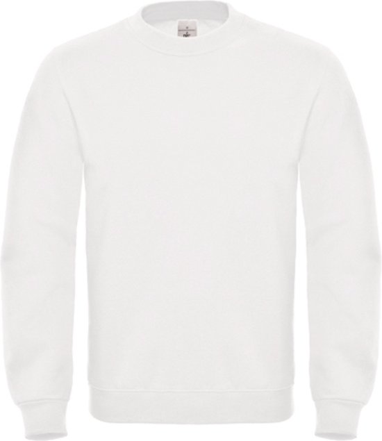 Sweater 'ID.002' met ronde hals B&C Collectie maat S Wit