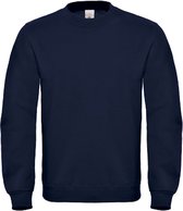 Sweater 'ID.002' met ronde hals B&C Collectie maat L Donkerblauw