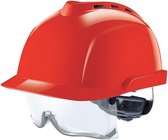 MSA V-Gard 930 veiligheidshelm - geventileerd Rood