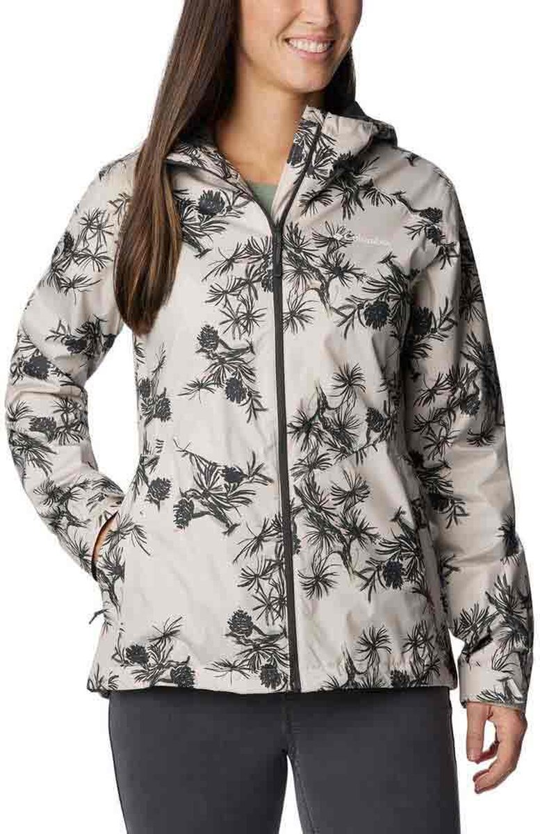 Columbia Inner Limits™ Ii Regenjack Met Volledige Rits Vrouw Dark Stone Pinecones Print
