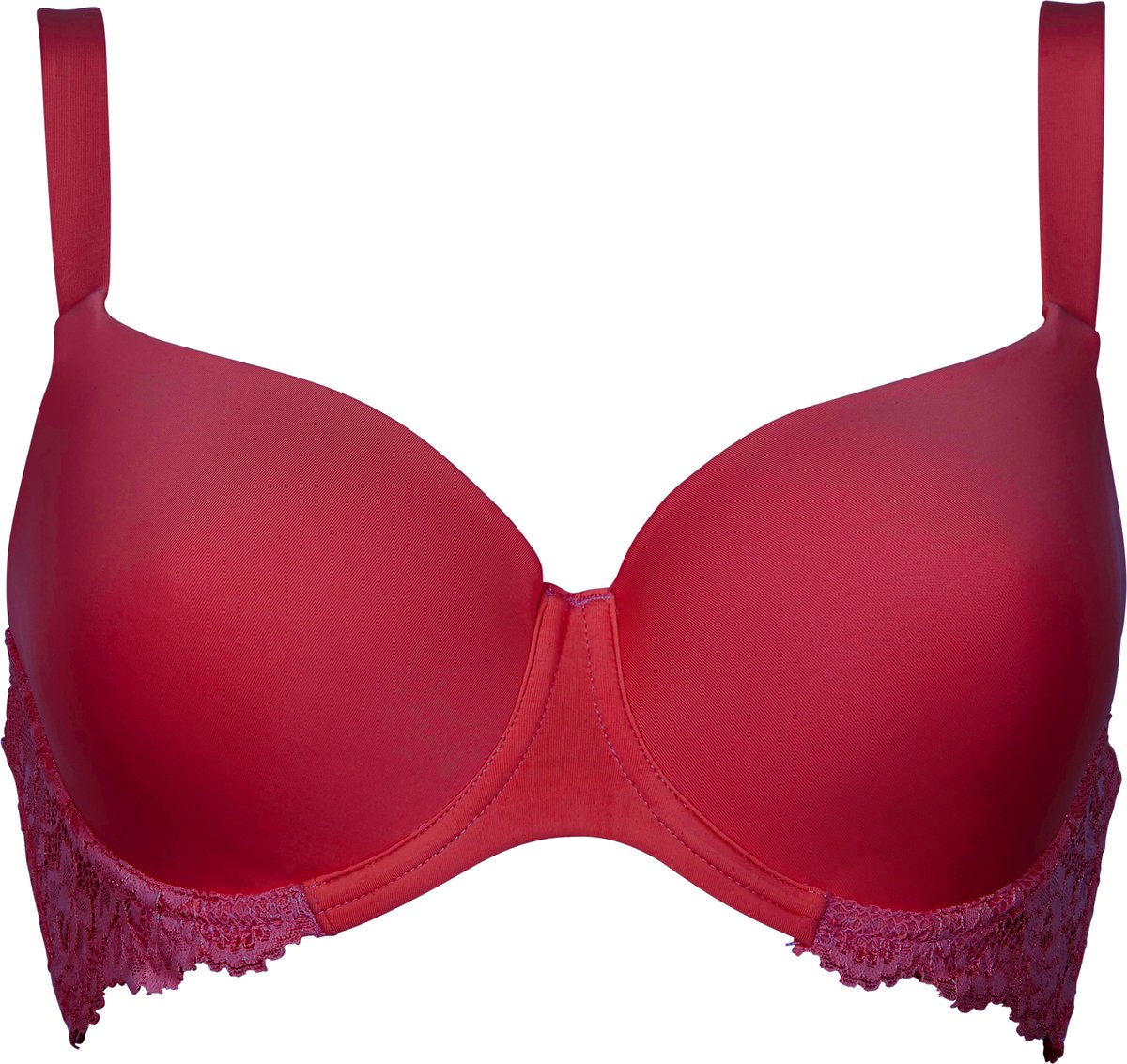 After Eden D-Cup & Up T-shirt Beha in gerecyclede materialen Rood