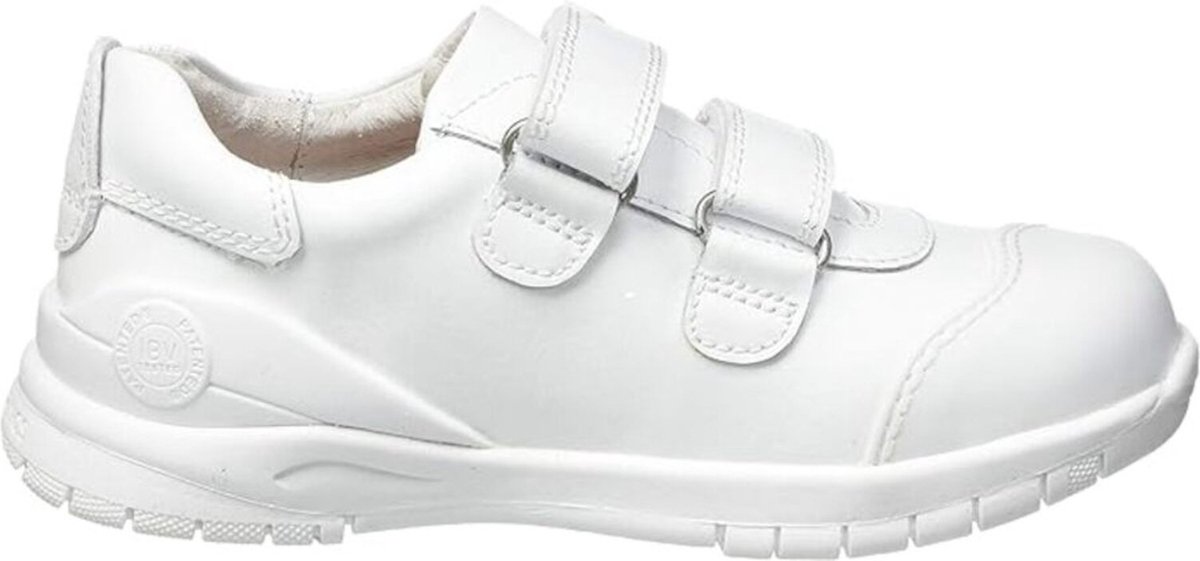 Biomecanics Meisjes Sneaker - Leer, Wit, Maat 31 EU, 12 UK