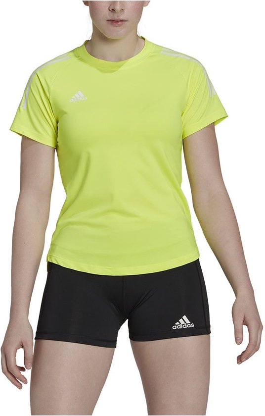 Foto: Adidas hilo t shirt met korte mouwen geel m man