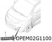 Opel Vivaro mistlamp Links/Rechts (LED) zwart 9824531480