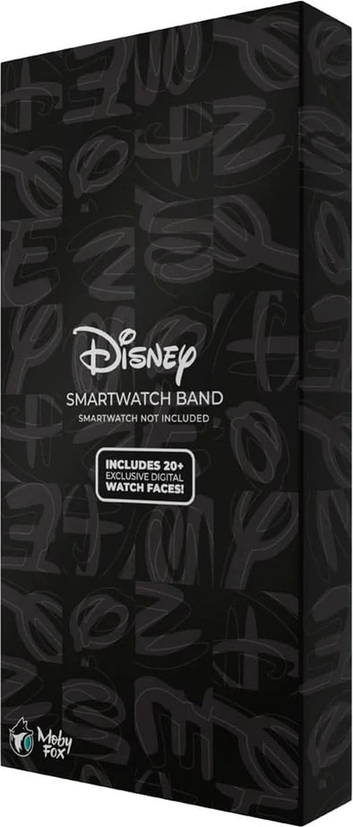 Moby fox Disney Stitch Smartwatch-riem En-bol Transparant