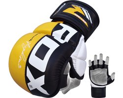 RDX Sports T6 Plus - MMA Handschoenen - Training - Sparring - Geel - Maat L