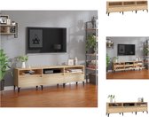 vidaXL Klassieke TV-kast - Sonoma Eiken - 150 x 30 x 44.5 cm - Kast