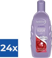 Andrélon Shampoo Levendige Kleur 300 ml - Voordeelverpakking 24 stuks