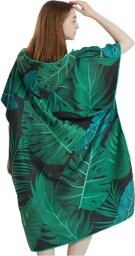 Livano Surf Poncho pour Adultes - Serviette à langer douce - Femme et homme